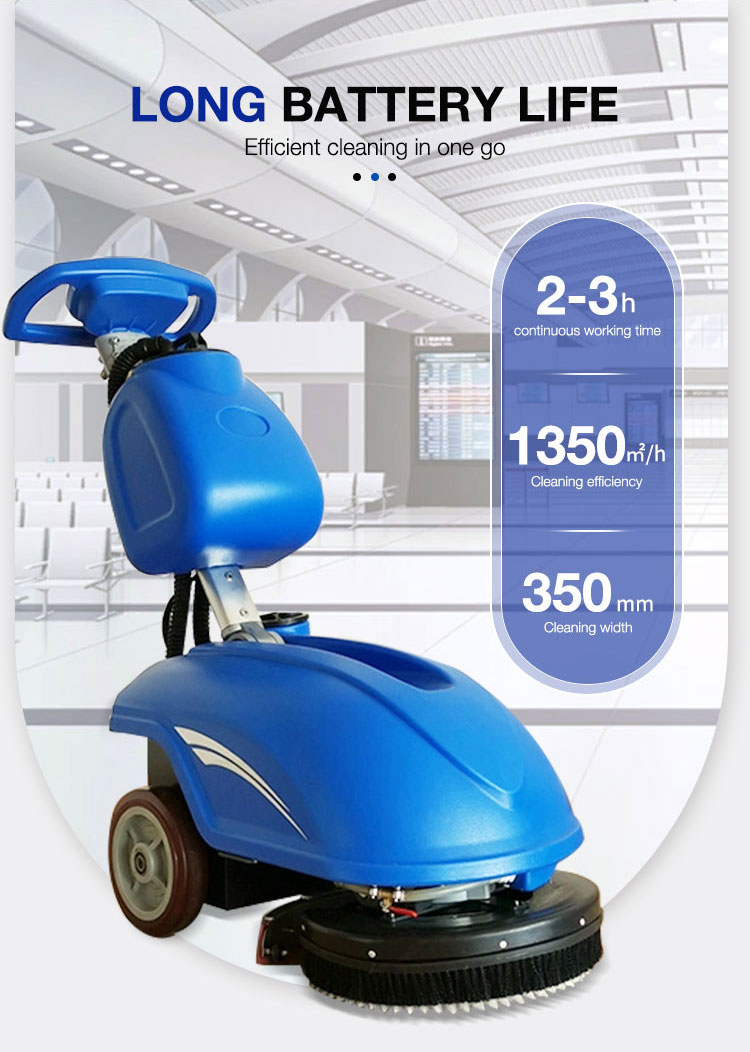 Daily maintenance content of floor scrubber